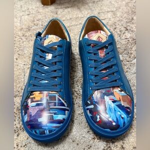 SIX HUNDRED FOUR LEATHER SNEAKERS NWOT 5 US-M / 6.5 US W